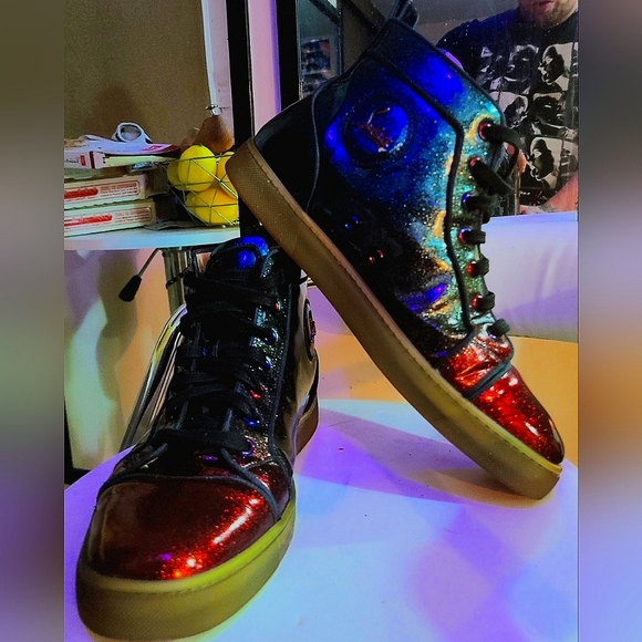 *SOLD Christian louboutin red high Tops SOLD * - Picture 4 of 9